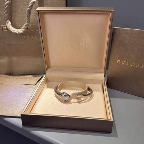 Bvlgari Serpenti Unisex Bileklik (Silver Taşlı )