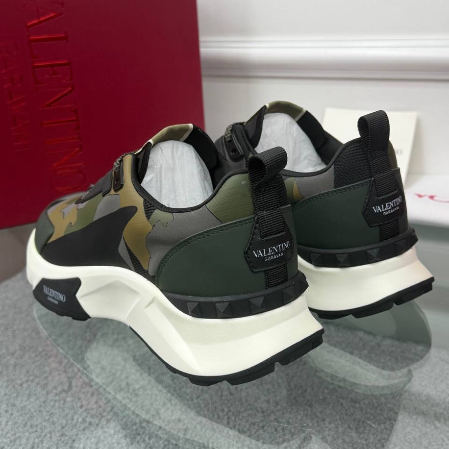 Valentino Garavani True Act Green Sneakers