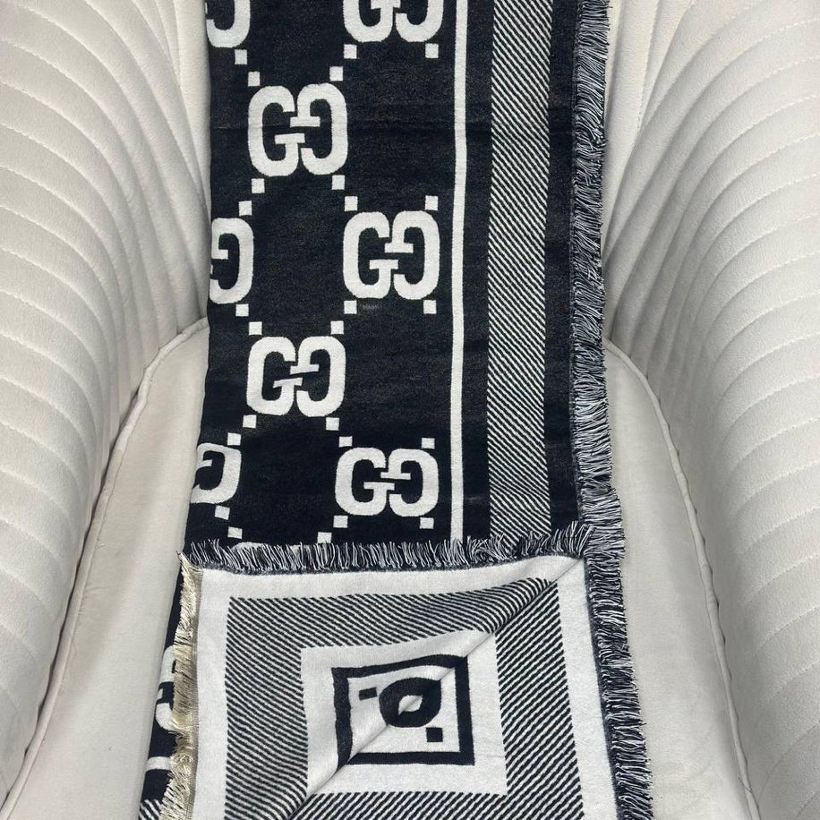 KARIŞIK Gucci Hakiki Kaşmir İpek Şal