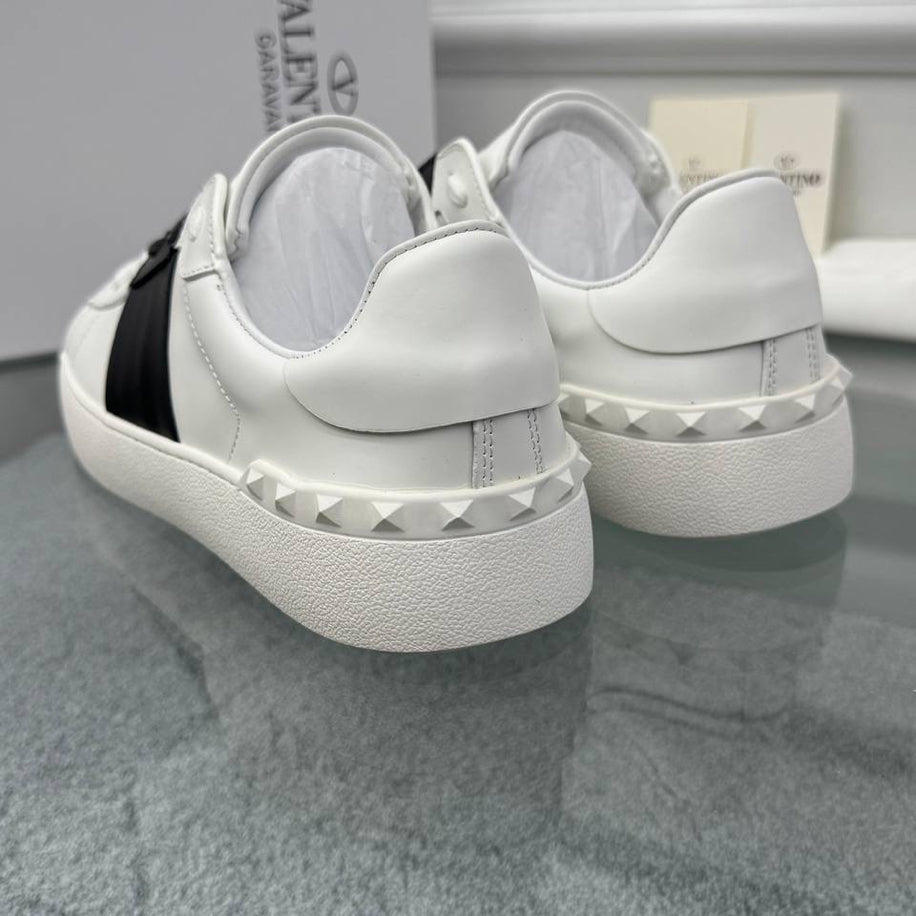 Valentino Open Leather Sneakers