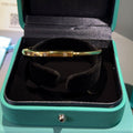 Tiffany Lock Gold Taşlı Bileklik