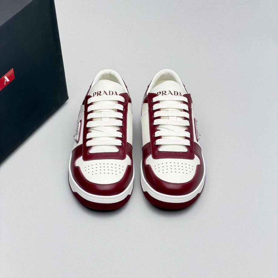 Prada Downtown Leather Sneakers