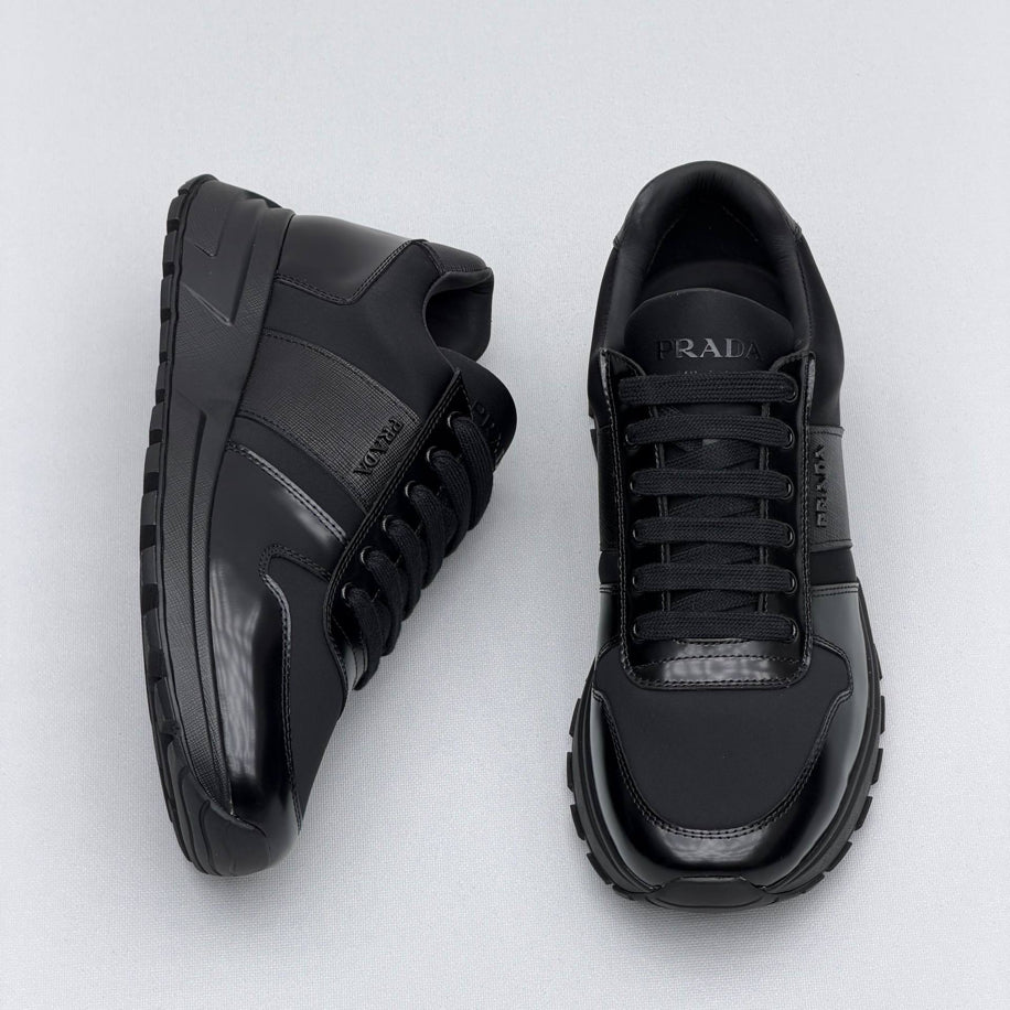 Prada Prax Leather Sneakers