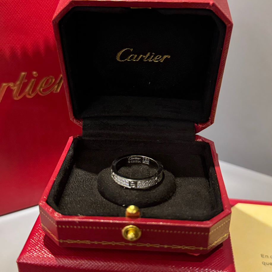 Cartier Love (Silver) Taşlı Yüzük