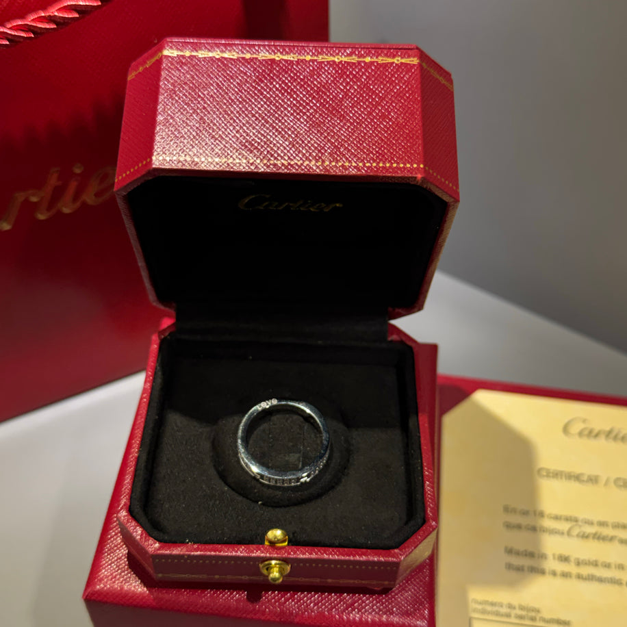 Cartier Love (Silver) Taşlı Yüzük