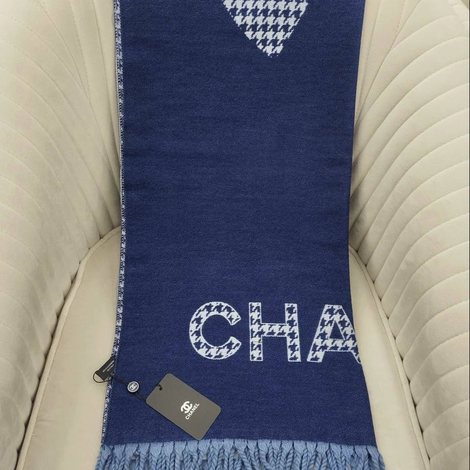 KARIŞIK Chanel Hakiki Kaşmir İpek Şal
