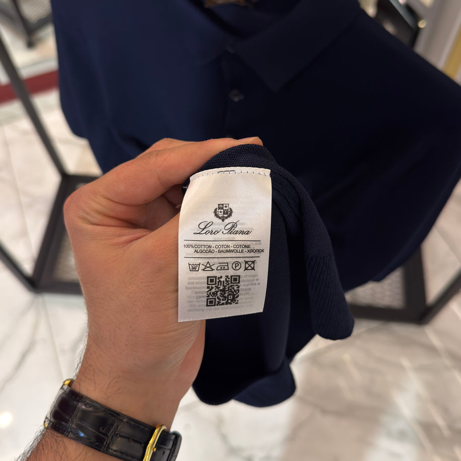 Loro Piana Logo Detaylı İthal Kumaş Triko
