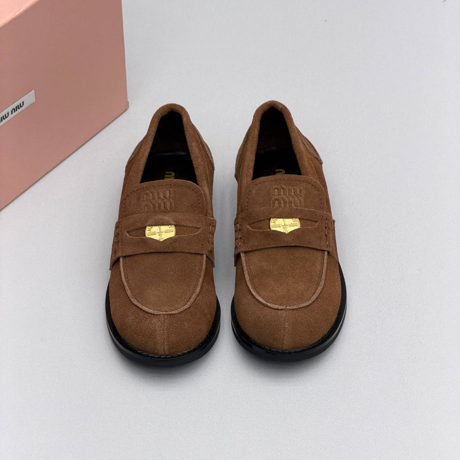 Miu Miu Suede Tassel Loafer