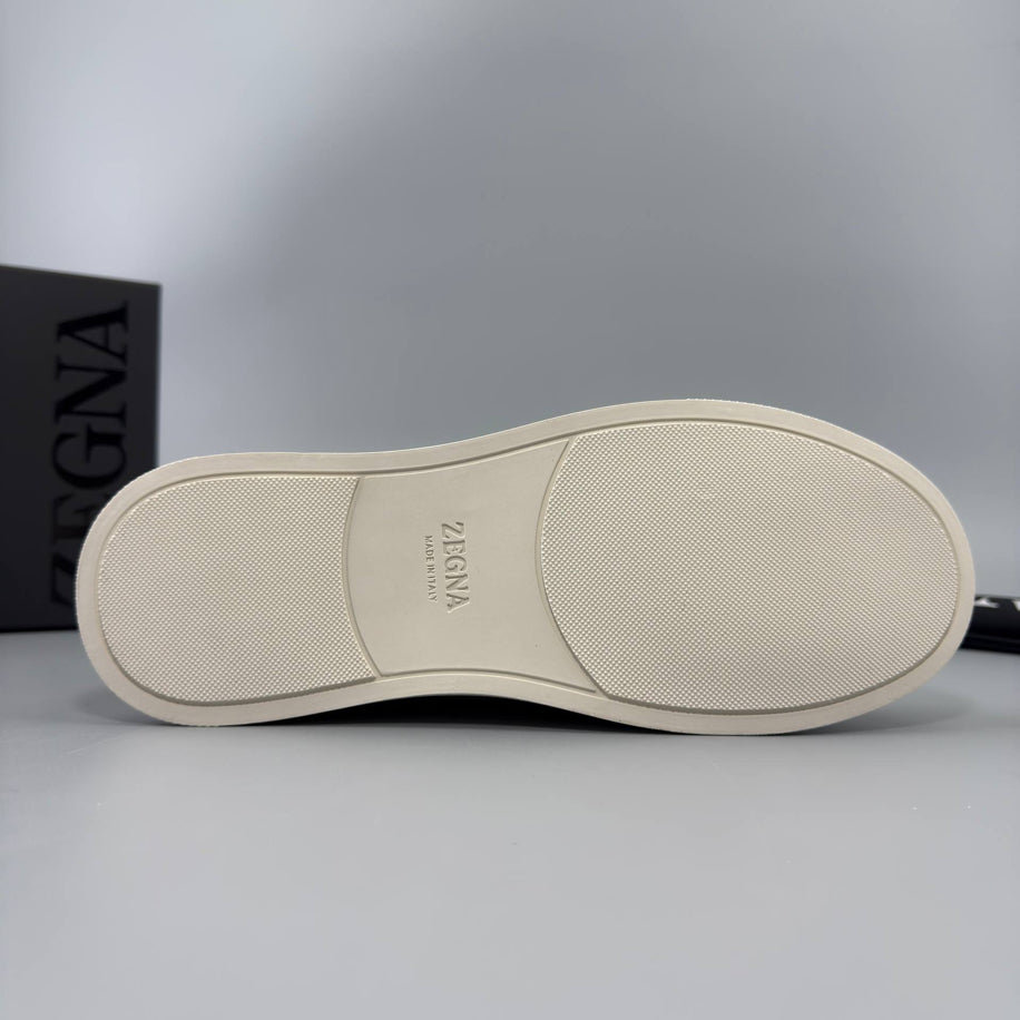 ZEGNA Triple Stitch Suede Sneaker