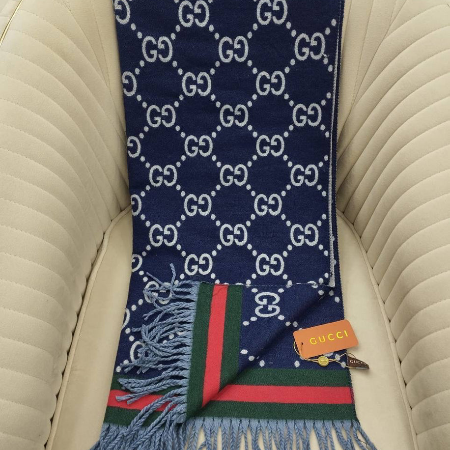 KARIŞIK Gucci Hakiki Kaşmir İpek Şal