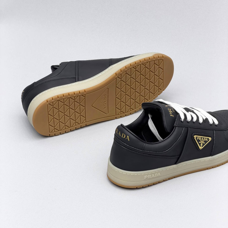 Prada Downtown Leather Sneakers