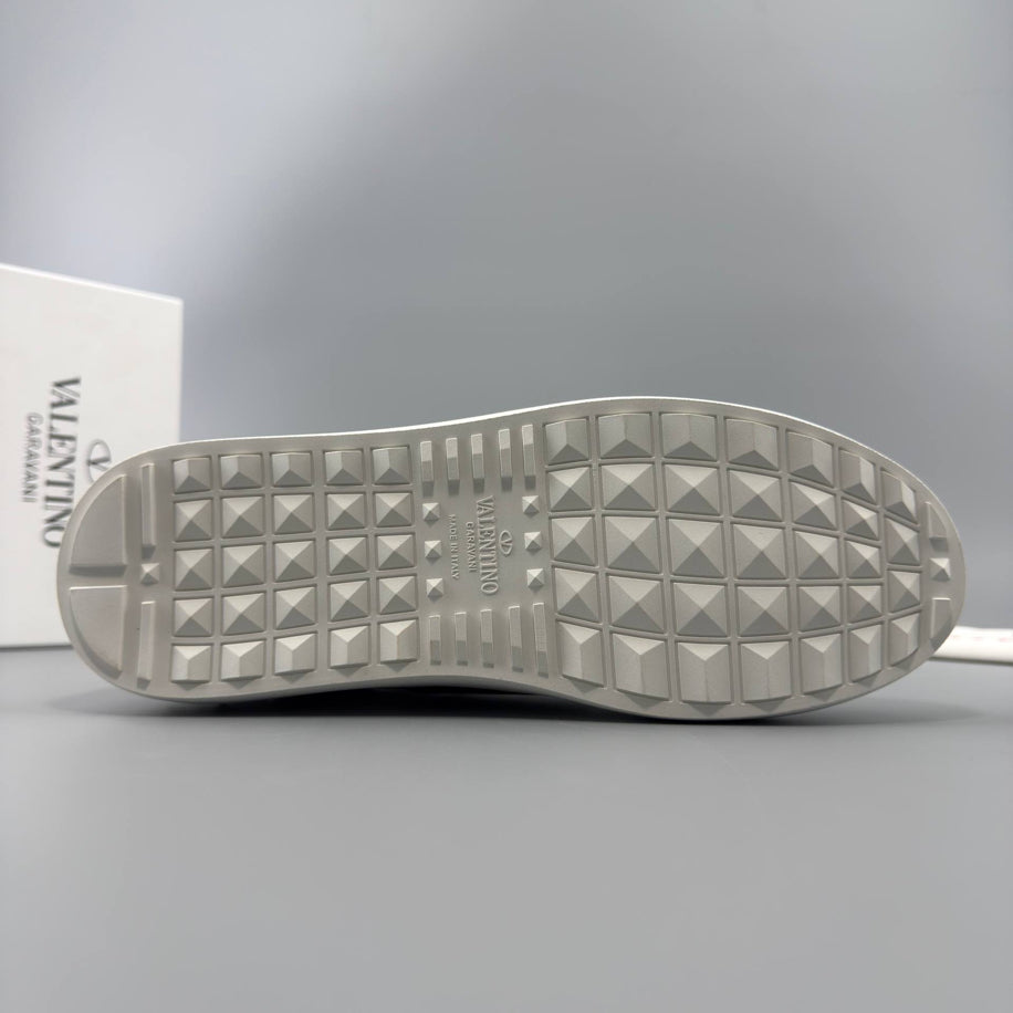 Valentino Open Leather Sneakers