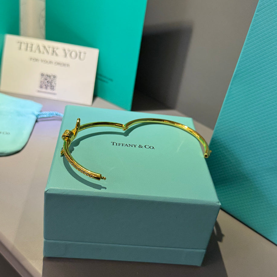 Tiffany Gold Full Taşlı Bileklik