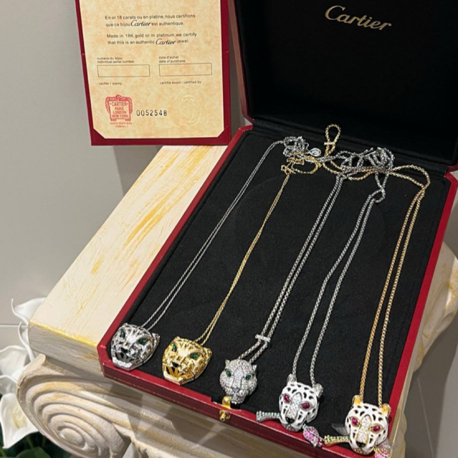 Cartier Panther’e Taşlı Kolye