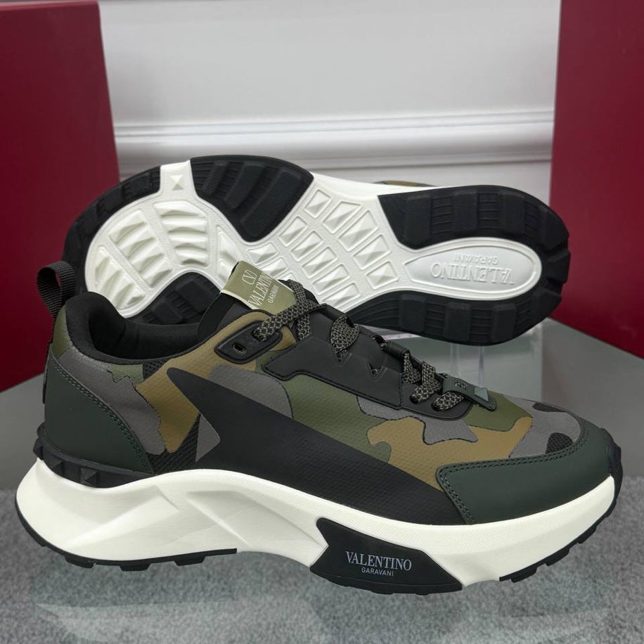 Valentino Garavani True Act Green Sneakers