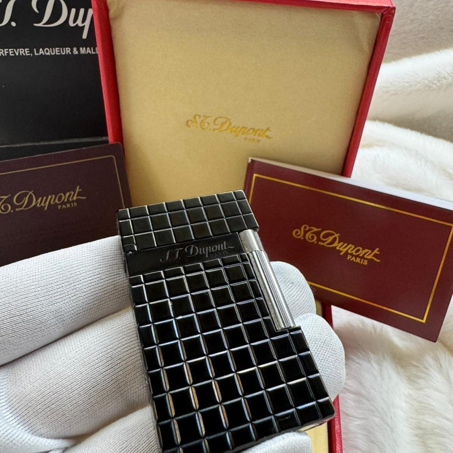 S.T. Dupont LIGNE 2 Full Black Ceramium Lighter