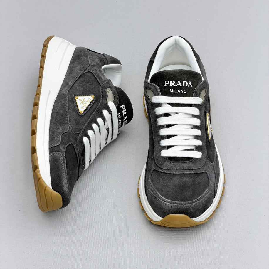 Prada Downtown Suede Sneaker
