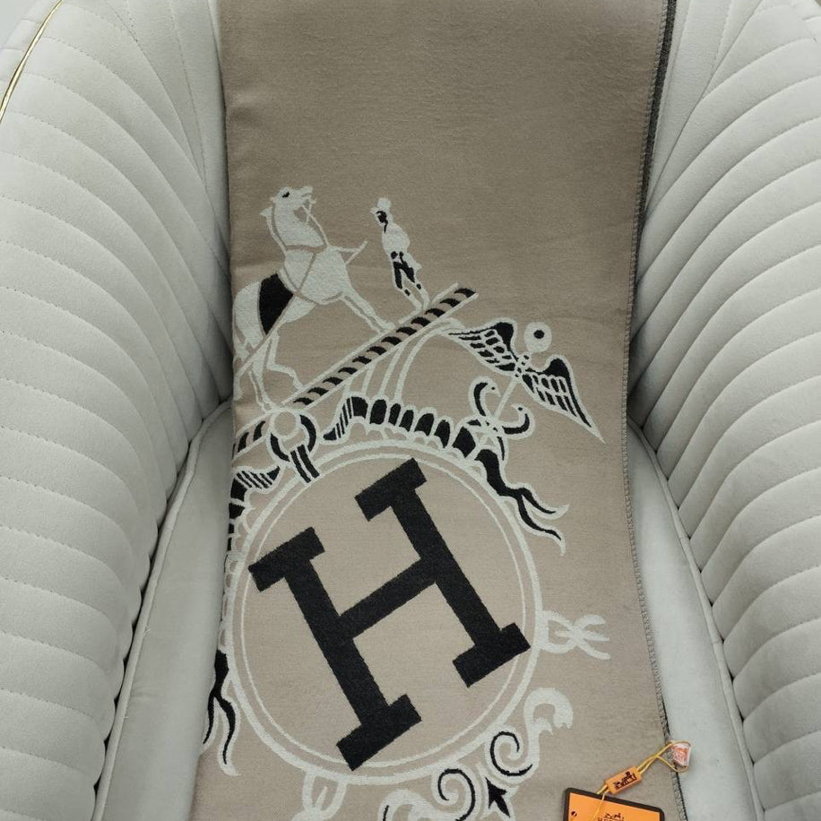 KARIŞIK Hermes Hakiki Kaşmir İpek Şal