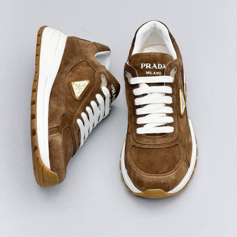 Prada Downtown Suede Sneaker
