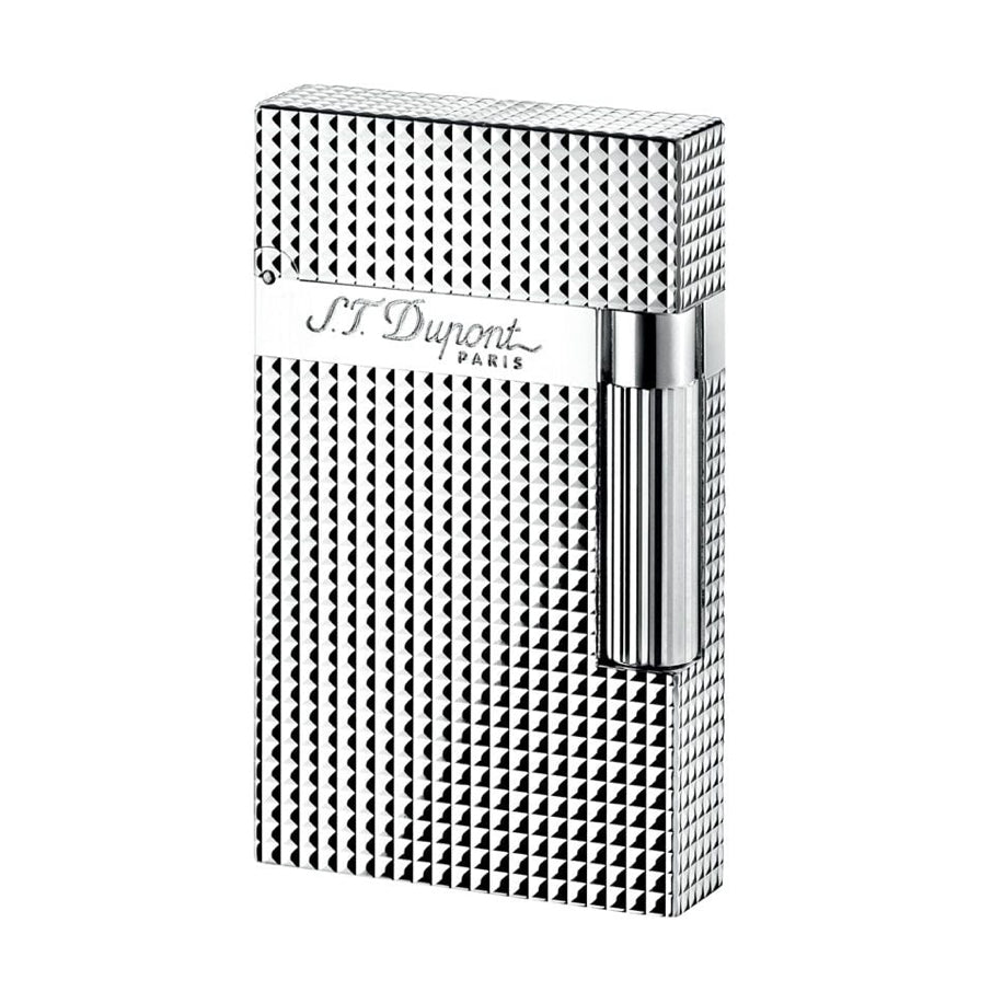 S.T. Dupont Ligne 2 Diamond Head Silver Lighter