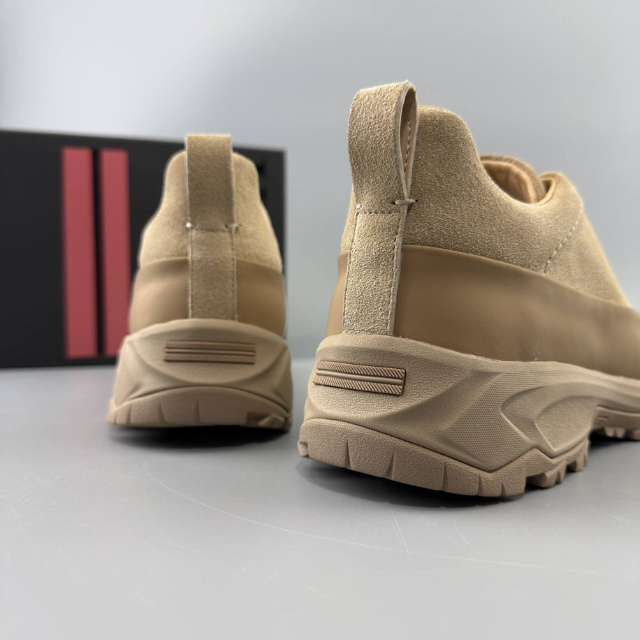 Zegna Leather Triple Stitch Monte Sneakers