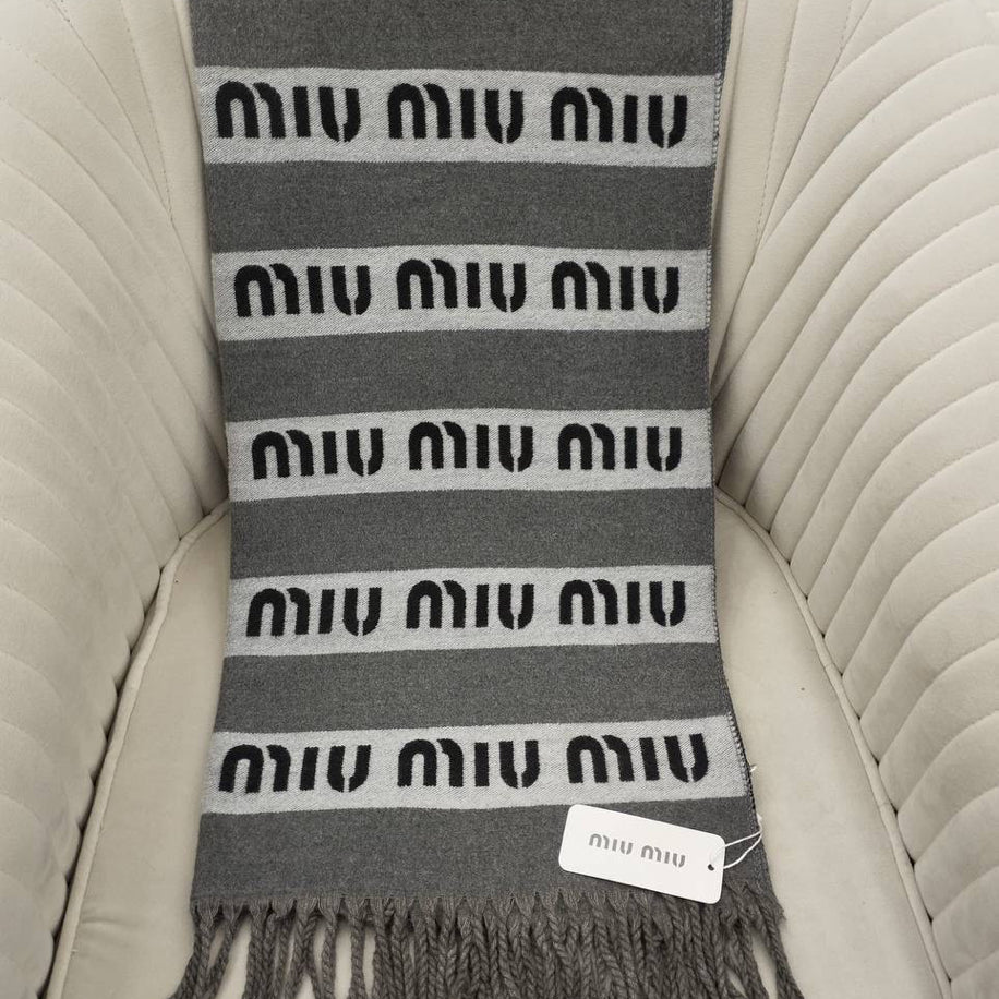 KARIŞIK Miu Miu Hakiki Kaşmir İpek Şal