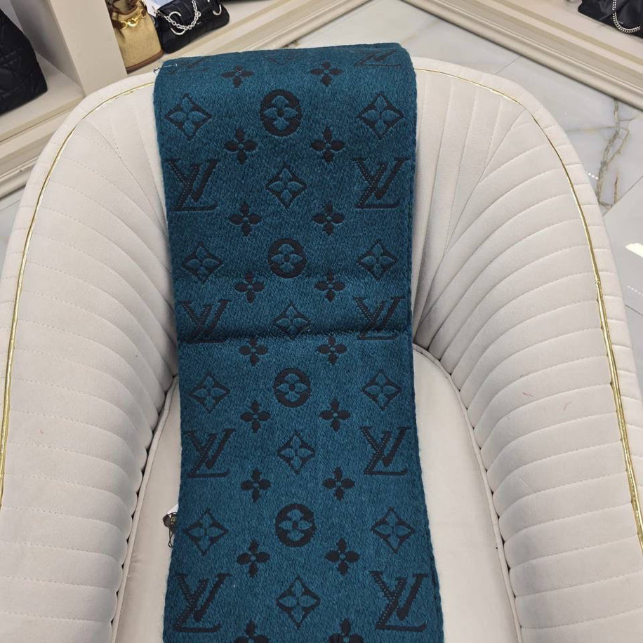 KARIŞIK Louis Vuitton Hakiki Kaşmir İpek Şal
