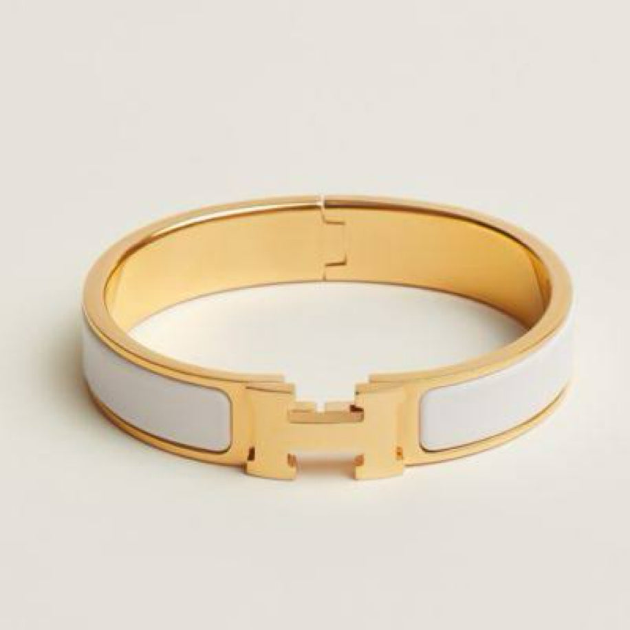 Hermes Unisex Bileklik ( Beyaz )