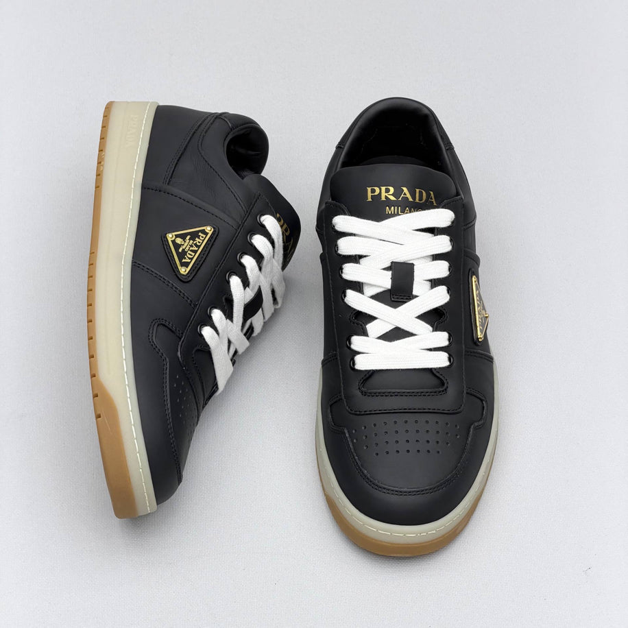Prada Downtown Leather Sneakers