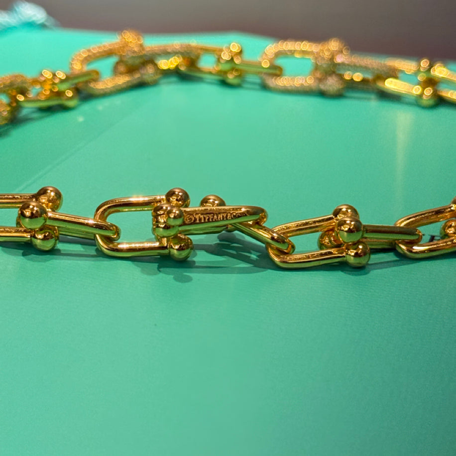 Tiffany Hardwear (Gold 3’Taşlı) Kolye