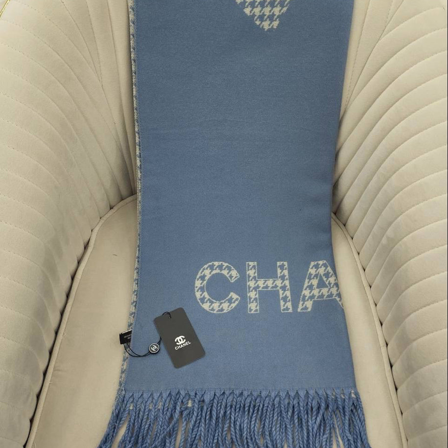 KARIŞIK Chanel Hakiki Kaşmir İpek Şal
