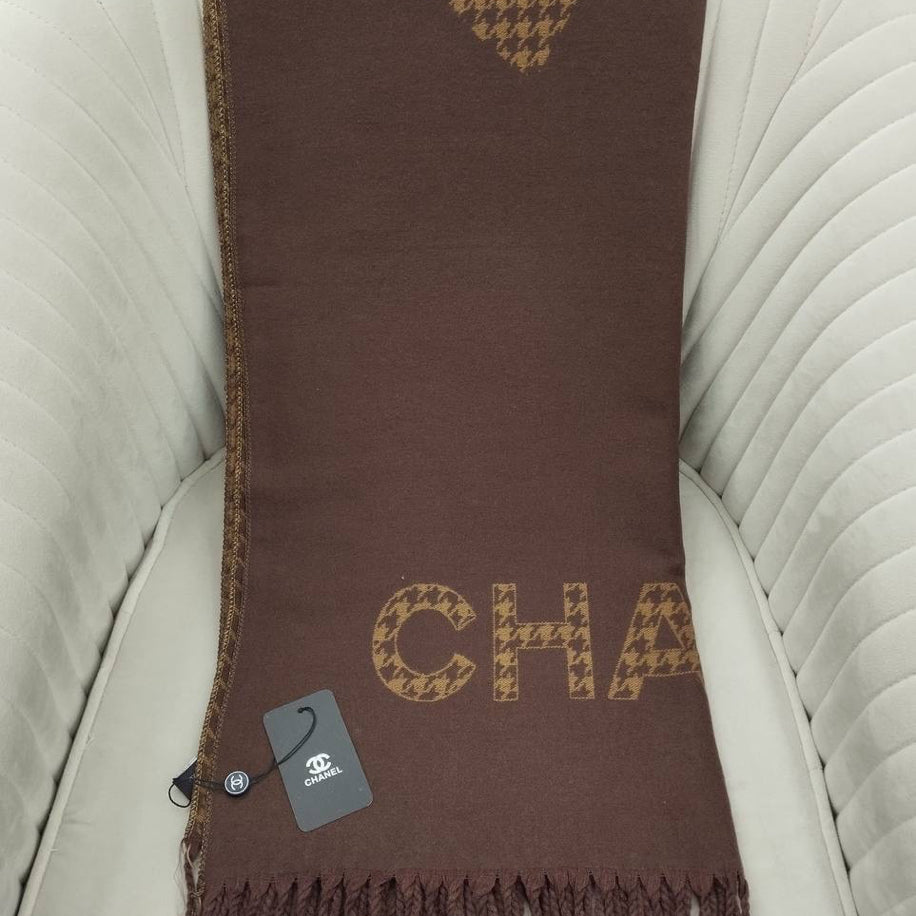 KARIŞIK Chanel Hakiki Kaşmir İpek Şal