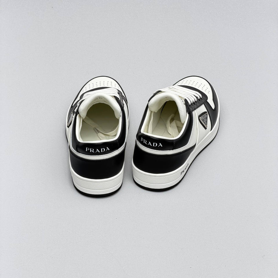 Prada Downtown Leather Sneakers
