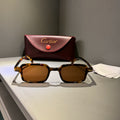 Cartier Unisex Gözlük ( Kahve Cam Leopar Desen Sap)