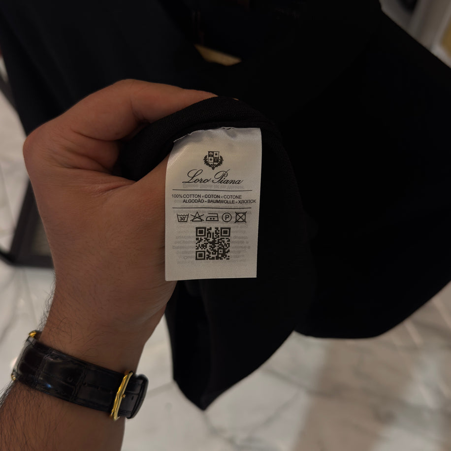 Loro Piana Logo Detaylı İthal Kumaş Triko
