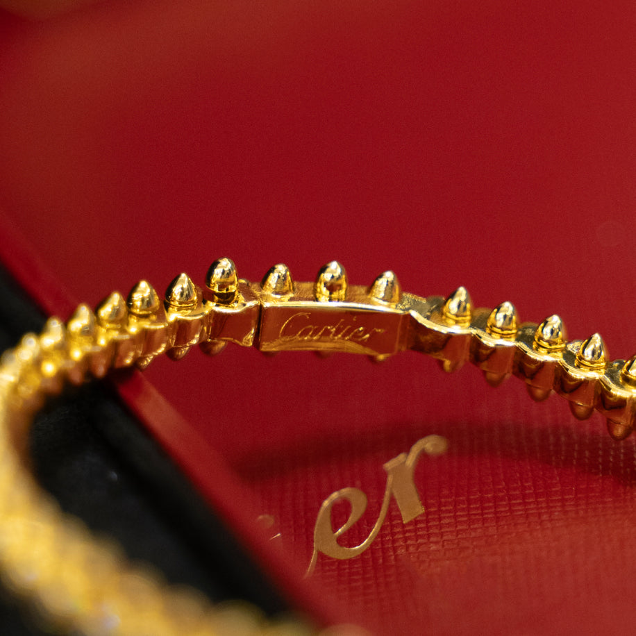 Cartier Clash ( Gold Full Taşlı )