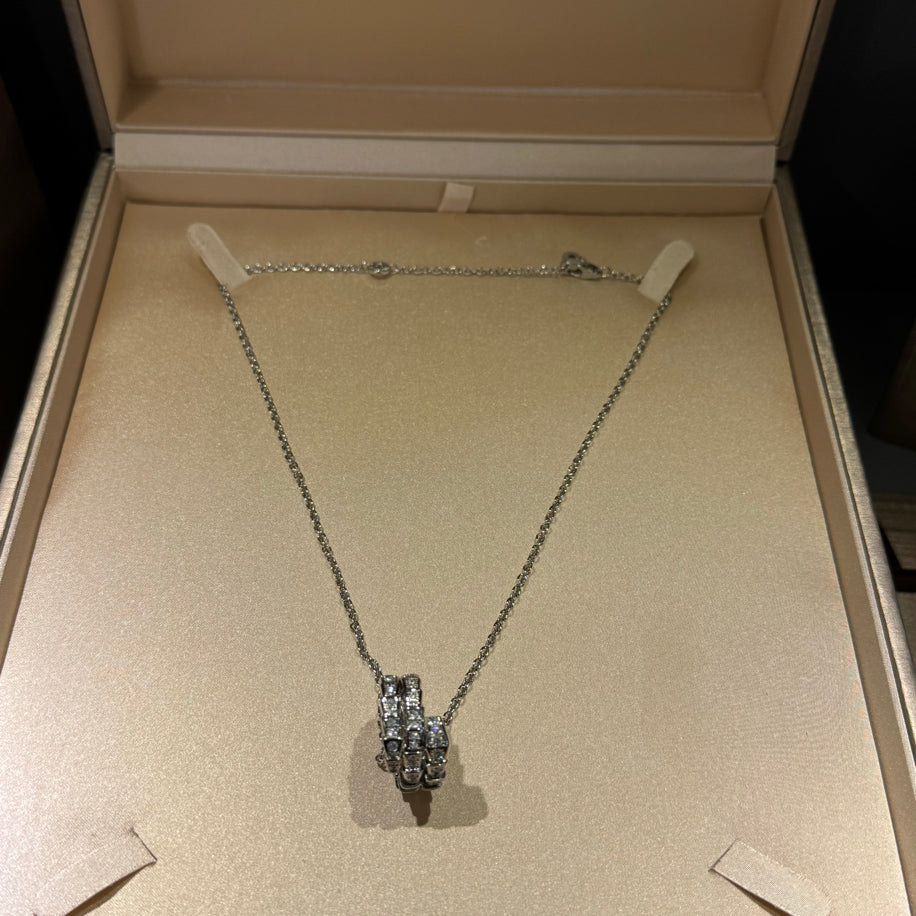 Bvlgari Serpenti Viper Taşlı Kolye