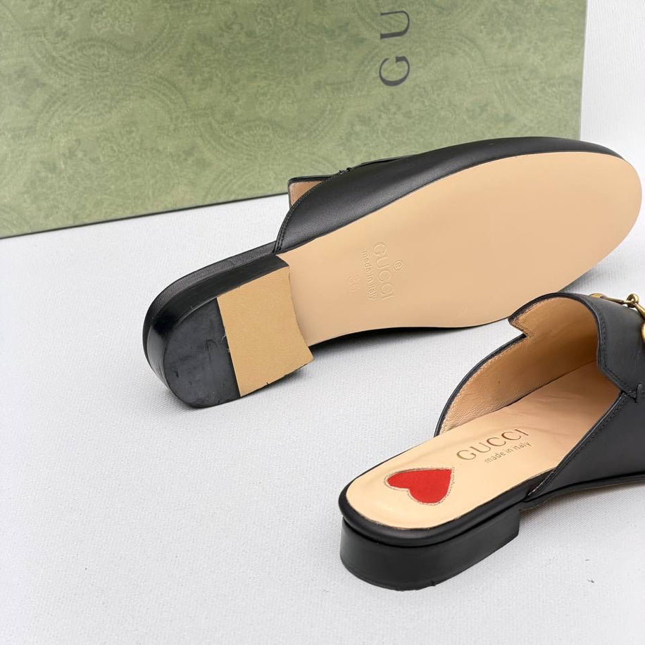 Gucci Horsebit GG Canvas Mule