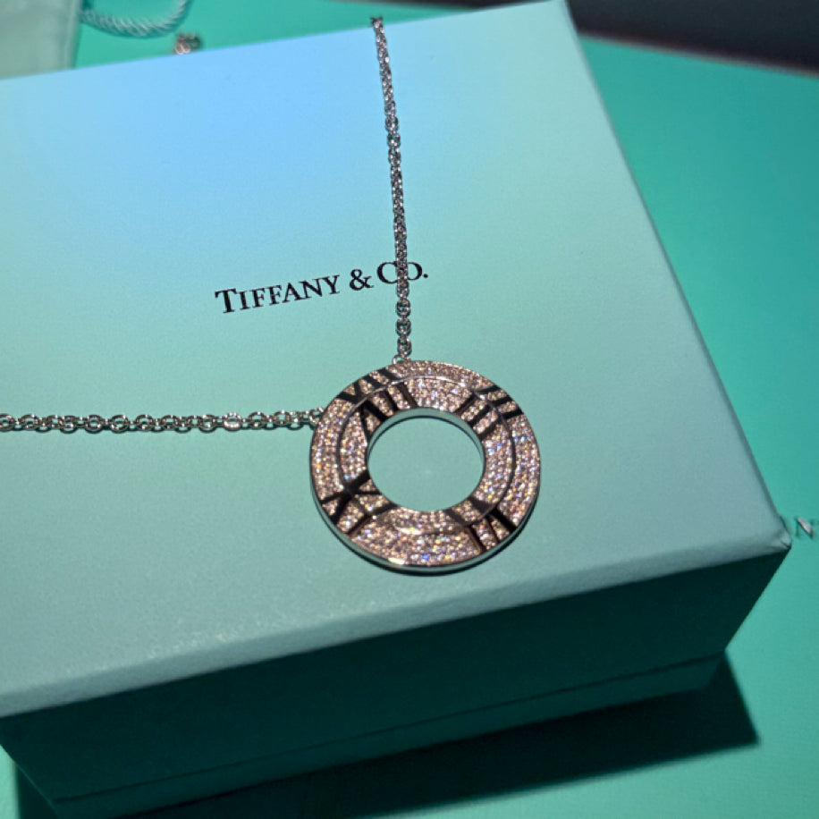 Tiffany Özel Ürün (Silver Taşlı) Kolye