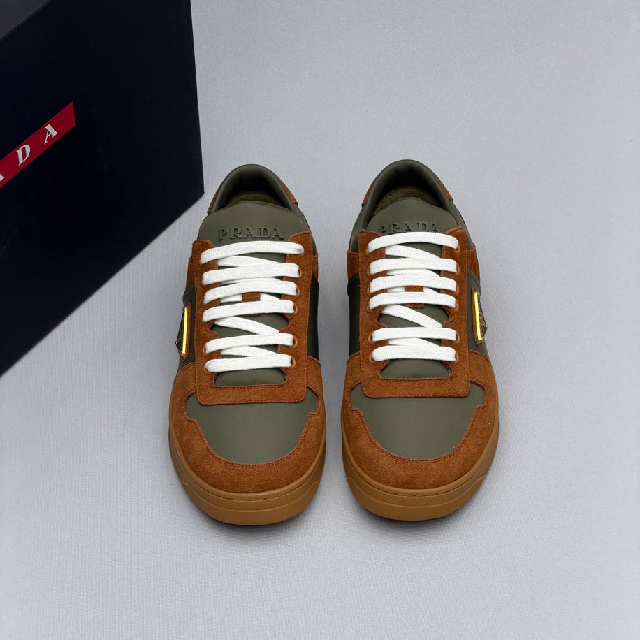 Prada Downtown Suede Sneakers