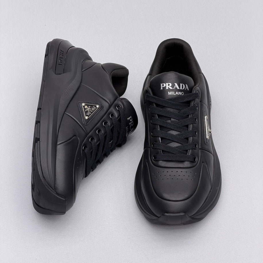 Prada Leather Black Sneaker