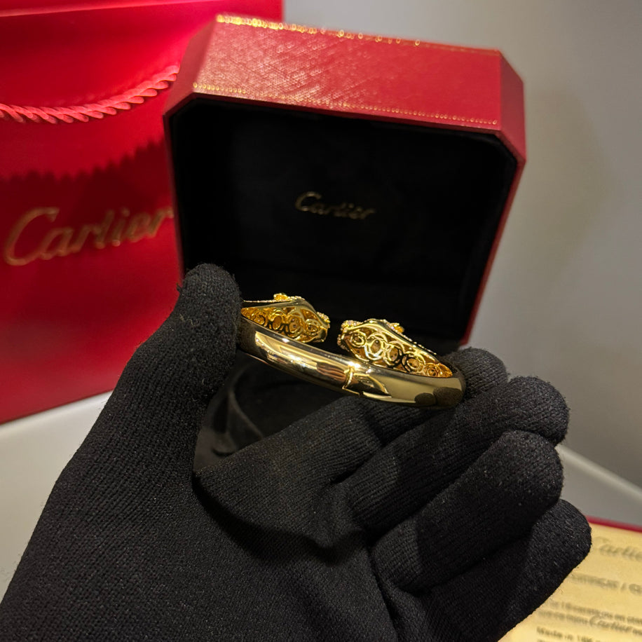 Cartier Panther (Gold) Taşlı Bilezik