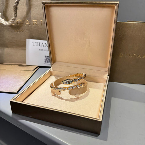 Bvlgari Serpenti Viper Bileklik (Rose Gold)