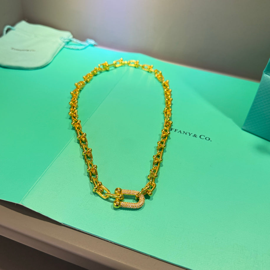 Tiffany Hardwear (Gold Tek Taşlı) Kolye