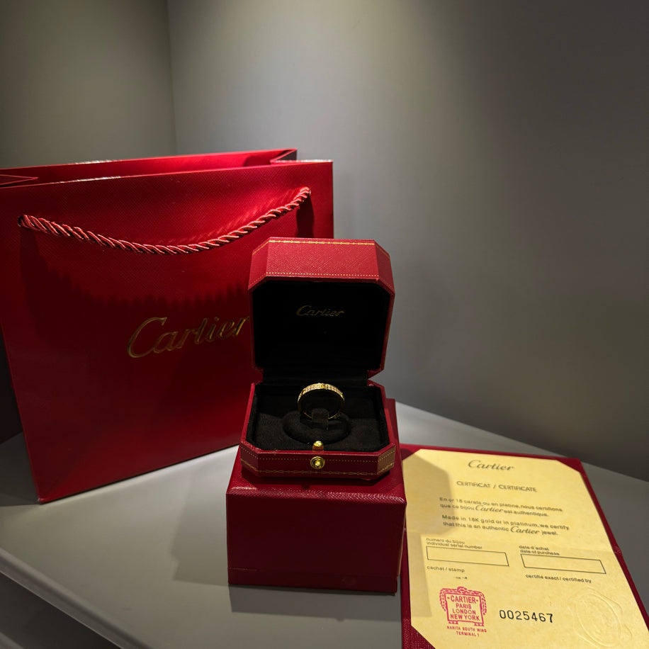 Cartier Love (Gold) Taşlı Yüzük