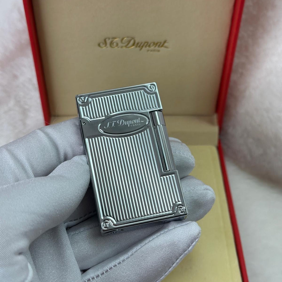 S.T. Dupont LIGNE 2 Full Silver Lighter