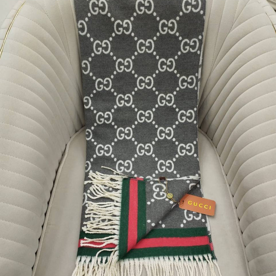 KARIŞIK Gucci Hakiki Kaşmir İpek Şal