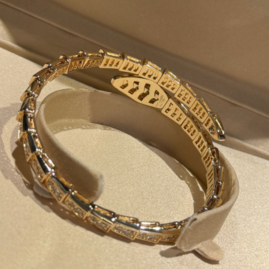 Bvlgari Serpenti Viper Bileklik (Rose Gold)