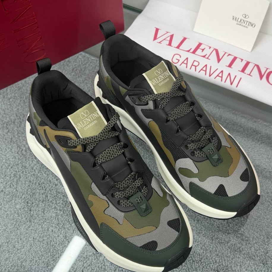 Valentino Garavani True Act Green Sneakers