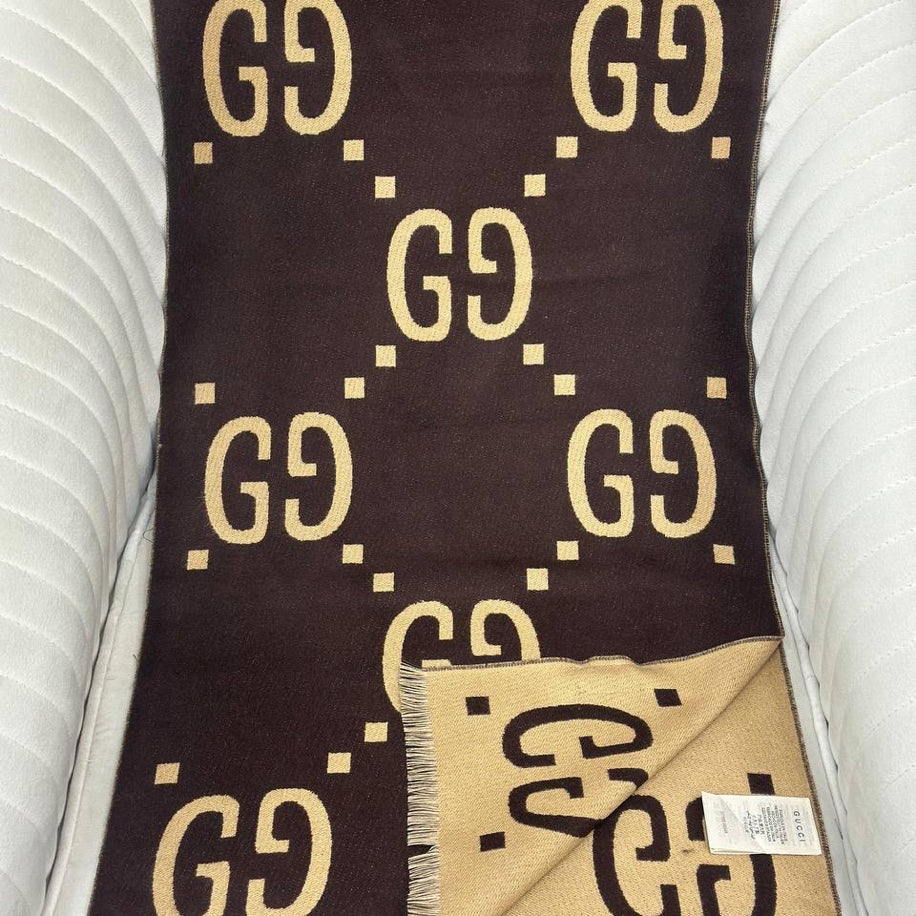 KARIŞIK Gucci Hakiki Kaşmir İpek Şal